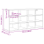 Dulap pentru pantofi Lemn vechi 52.5 x 30 x 50 cm Lemn compozit GartenMobel Dekor