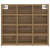 Dulap pentru pantofi cu raft Stejar artisanal 52.5 x 30 x 50 cm GartenMobel Dekor