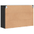 Dulap pentru pantofi cu raft Stejar negru 52.5 x 30 x 50 cm GartenMobel Dekor