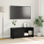 Support TV Stejar negru Lemn compozit GartenMobel Dekor