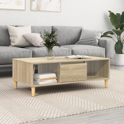 cu depozitare cu ușă Stejar sonoma 103.5 x 60 x 35 cm Lemn compozit GartenMobel Dekor