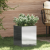 Vază pentru Grădină Argintiu 50 x 32 x 40 cm Oțel inoxidabil GartenMobel Dekor