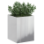 Vază pentru Grădină Argintiu 50 x 32 x 40 cm Oțel galvanizat GartenMobel Dekor