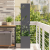 Ghiveci de Grădină cu Panou Decorativ Antracit 32 x 140 cm GartenMobel Dekor