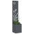 Ghiveci de Grădină cu Panou Decorativ Antracit 32 x 140 cm GartenMobel Dekor