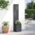 Ghiveci de Grădină cu Panou Decorativ Antracit 32 x 140 cm GartenMobel Dekor