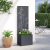 Ghiveci de Grădină cu Panou Decorativ Antracit 50 x 140 cm GartenMobel Dekor