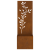 Ghiveci de Grădină cu Panou Decorativ Ruginit 50 x 140 cm GartenMobel Dekor