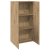Dulap de birou stejar artizanal 60 x 32 x 115 cm Lemn compozit GartenMobel Dekor