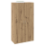 Dulap de birou stejar artizanal 60 x 32 x 115 cm Lemn compozit GartenMobel Dekor