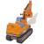 Excavator ride-on, galben, plastic GartenMobel Dekor