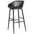 Set mobilier de bar, 7 piese, negru GartenMobel Dekor