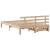 Cadru de pat cu sertare, 120x190 cm, lemn masiv pin GartenMobel Dekor