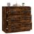 Servantă, stejar afumat, 70x35,5x67,5 cm, lemn prelucrat GartenMobel Dekor