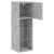 Comodă TV cu lumini LED, gri beton, 30,5x30x90 cm GartenMobel Dekor