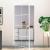 Ușă de interior alb 102x201,5 cm sticlă securiz./aluminiu slim GartenMobel Dekor