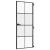 Ușă de interior negru 83x201,5 cm sticlă securiz./aluminiu slim GartenMobel Dekor