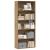 Bibliotecă, stejar artizanal, 80x30x189 cm, lemn prelucrat GartenMobel Dekor