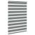 Jaluzea tip zebra gri închis lățime țesătură 110,9 cm poliester GartenMobel Dekor