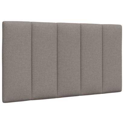 Pernă pentru tăblie de pat, gri taupe, 90 cm, material textil GartenMobel Dekor