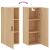 Dulap montat pe perete, stejar sonoma, 34,5x34x90 cm GartenMobel Dekor
