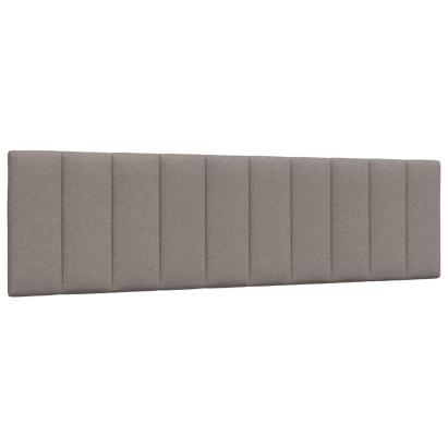Pernă pentru tăblie de pat, gri taupe, 180 cm, material textil GartenMobel Dekor