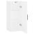 Dulap montat pe perete, alb, 34,5x34x90 cm GartenMobel Dekor