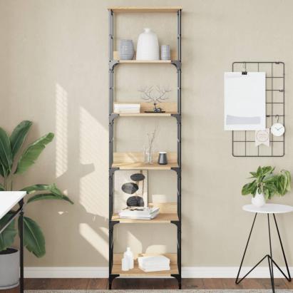 Bibliotecă, stejar sonoma, 50x33x188,5 cm, lemn prelucrat GartenMobel Dekor