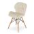 Set 4 scaune stil scandinav, Artool, Lago, catifea, lemn, bej, 47x52x74 cm GartenVIP DiyLine