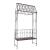 Arcada metalica, pergola, pentru gradina, cu banca, bronz antic, 123x63x252 cm GartenVIP DiyLine