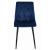 Set 4 scaune bucatarie/living, Artool, Libra, catifea, metal, bleumarin si negru, 44x40x88.5 cm GartenVIP DiyLine