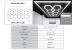 Sistem de Iluminare Plafon Hexagon / HoneyComb 3,94 x 1,86 m Lumina Ajustabila Performance AutoTuning