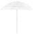 Umbrelă de soare de plajă Hawaii, alb, 240 cm GartenMobel Dekor