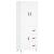 Dulap înalt, alb, 69,5x34x180 cm, lemn compozit GartenMobel Dekor