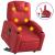 Fotoliu de masaj rabatabil vertical, roșu, piele ecologică GartenMobel Dekor