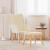 Scaun de relaxare cu taburet, crem, textil GartenMobel Dekor
