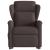 Fotoliu electric rabatabil cu ridicare, maro închis, textil GartenMobel Dekor