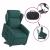 Fotoliu electric rabatabil cu ridicare, verde închis, textil GartenMobel Dekor