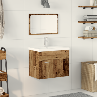 Seturi Altele Maro, Alb 60 x 38.5 x 46 cm Lemn masiv, Ceramica GartenMobel Dekor