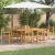 Scaune de grădină stivuibile 6 pcs Maro 55.5 x 55.5 x 90 cm GartenMobel Dekor