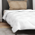 Duvet cu Perne Altele cu pernă 2 pcs Alb 155 x 220 cm Microfibră GartenMobel Dekor