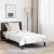 Duvet 2 în 1 cu pernă 2 pcs Alb 135 x 200 cm Microfibră GartenMobel Dekor