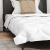 Duvet 2 în 1 cu pernă 2 pcs Alb 135 x 220 cm Microfibră GartenMobel Dekor