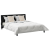 Duvet de iarnă cu pernă 3 pcs Alb 200 x 220 cm Microfibră GartenMobel Dekor