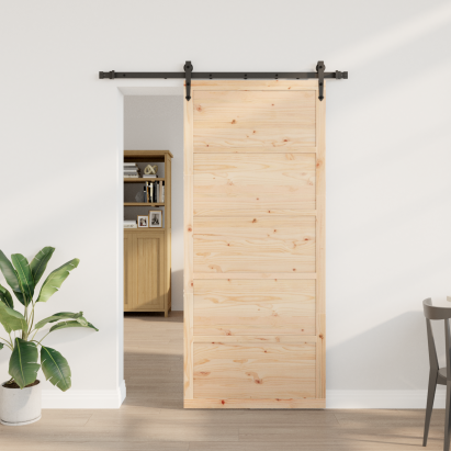 Ușă glisantă Maro 80 x 208 cm Lemn masiv de pin GartenMobel Dekor