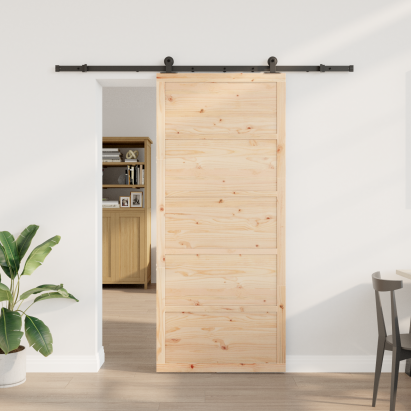 Ușă glisantă Maro 80 x 208 cm Lemn masiv de pin GartenMobel Dekor