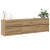 Cabinet TV cu lumini cu bandă LED cu sertar cu depozitare Maro 181 x 34 x 50 cm GartenMobel Dekor