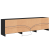 Cabinet TV Negru 182 x 34 x 50 cm Lemn compozit GartenMobel Dekor