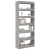 Bibliotecă cu raft Altele sonoma gri 80 x 30 x 198 cm Lemn compozit GartenMobel Dekor