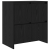 Bufet cu raft cu ușă 2 pcs Stejar negru 70 x 41 x 75 cm Lemn compozit GartenMobel Dekor